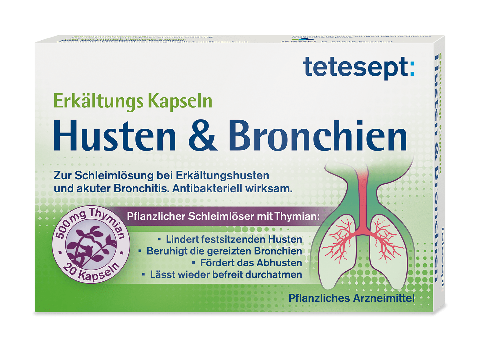 Erkältungs Kapseln Husten & Bronchien - tetesept