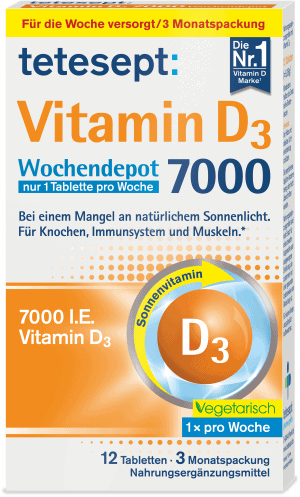 tetesept Vitamin D3 7000 Wochendepot
