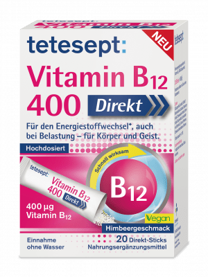 tesept Vitamin B12 400 Direkt Sticks