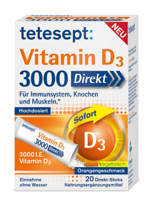 tetesept Vitamin D3 3000 Direkt Sticks